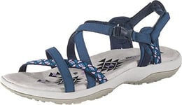 Skechers Reggae Slim - Vacay Plateforme Femme Navy Nvy 38 EU