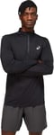 Asics Men's Core Ls 1/2 Zip Top Performance Black, XS