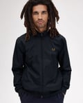 Fred Perry Mens Brentham Jacket - Navy - Size 2XL