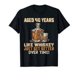 Celebrate 40th Birthday of Whiskey Lover - Funny Scotch T-Shirt