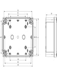 Schneider Electric Abs ind box 241x192x105 hi tr