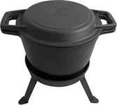 Kinghoff Kh-1732 5,0L Washington Gryta Med Grillbana 2 I 1