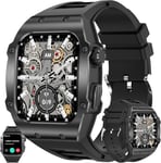 1,91¿ Amoled Montre Connectée Femme Homme Avec Appel Bluetooth, Smartwatch Avec 123 Modes Sportifs Tracker D'activité, Fréquence Cardiaque, 5atm Étanche Smart Watch Pour Ios Android (Noir)