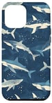 Coque pour iPhone 14 Plus Coque Requin Bleu Océan Amoureux des Requins