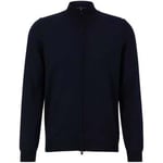 Sweat-shirt BOSS  Gilet  marine en laine