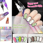 Waterproof 0.5mm Nail Polish Pen High Pigment Nail Art Pens  for Nail Art