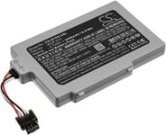 Kompatibelt med Nintendo Wii U GamePad, 3.7V, 2450 mAh