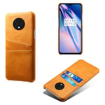 OnePlus 7T skal med korthållare - Orange