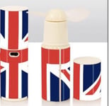 2 Pack Of Union Jack Portable Mini Hand Held Fans Red White Blue British Flag