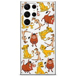 ERT GROUP Coque de téléphone Portable pour Samsung S22 Ultra Original et sous Licence Officielle Disney Motif Simba & Friends 010 Parfaitement adapté à la Forme du téléphone Portable, partiel imprimé