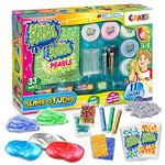 CRAZE Magic Slime Studio Slime DIY Kit Complet Slime Enfant avec 11 Couleurs & Nombreux Accessoires, Slime Paillette, Facile à Nettoyer