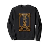 The Hanged Man Tarot Card Halloween Vintage Goth Design Sweatshirt