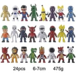 PVC Stumble Guys Battle Game Karaktärer Modell Juguetes Stumble Guys Anime Action & Leksaksfigurer Set För Barnfödelsedag [xh]  (FMY) 24pcs