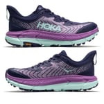 HOKA ONE ONE Mafate Speed 4 Mesh Lågprofil Löparskor för Kvinnor Purple Blue 38