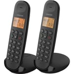 Téléphone fixe sans fil - LOGICOM - DECT ILOA 255T DUO - Noir - Avec répondeur