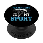 Le parachutisme est mon sport PopSockets PopGrip Interchangeable