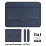 Housse pour ordinateur portable et tablette, compatible avec Macbook Air 13, Macbook Pro 13, Xiaomi, Huawei, HP, Dell - For 13 pouces - Bleu foncé