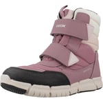 Geox J Flexyper Girl B Ab Ankle boot, Dk Rose, 6 UK