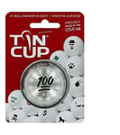 Tin-Cup Unisex Adult MAX EFFORT 100 Golf Ball Marker - Steel, One Size