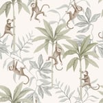 Boråstapeter Newbie Wallpaper Jungle Friends tapet