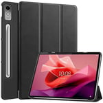 Coque Cool pour Lenovo Tab P12 12,7" Similicuir Noir