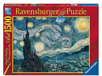 Ravensburger - 16207 - Puzzle Classique - La Nuit Étoilée - Van Gogh - 1500 Pièces