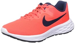 Nike Mens Revolution 6 Nn Sneaker, Bright Crimson Obsidian White, 10 UK