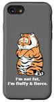 iPhone SE (2020) / 7 / 8 Adorably Chunky Tiger, Funny Fluffy Big Cat Says:I'm not Fat Case