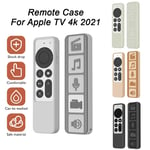 Silicone Remote Control Cover Protective Cover for Apple TV 4K 2021 Home