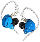 Kz Zsn Pro X Hifi ¿¿couteurs Filaires Avec Double Pilote 1Ba+1Dd, Intra-Auriculaires Avec Cables Amovibles ¿¿ 2 Broches, L¿¿gers, Antibruit Pour Musique, Jeux Et Sport (Bleu, Sans Micro)