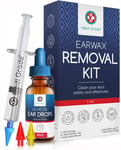 Ear Wax Removal Kit with Olive Oil Ear Drops, 10Ml - the Original Ear Syringe Ki