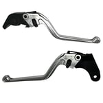 ACCOSSATO Paire de leviers gris pour Aprilia Rsv R - Factory - Dream de 2004 à 2019 (CC 1000)