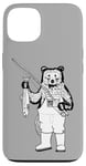 iPhone 13 Bear Fisher Holding its Latest Catch, Angler Angling Fishing Case