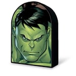 Grandi Giochi Marvel Avengers Hulk Puzzle lenticulaire Vertical avec 300 pièces incluses et boîte en Fer Blanc avec Effet 3D-PUB0000, PUB00000