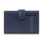 Fashion Card Holder PIQUADRO S133 Blue Leather - PP5649S133R-BLU