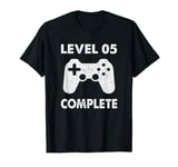 5 Year Wedding Anniversary For Couple Level 5 Complete T-Shirt