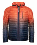 Mens Superdry Power Fade Jacket Ink/orange