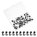 Picture Hanging Hooks, 25pcs 20 Lbs - Zinc Alloy Hangers Nails (Black)