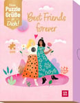 Groh Best Friends Forever: Petits Salutations de Puzzle pour Les Meilleures amies | Puzzle de 100 pièces dans la boîte: Cadeau Original pour Adultes avec Message de Salutation Personnel