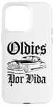 Coque pour iPhone 15 Pro Max Oldies Por Vida Vintage Lowrider Voiture Mexicaine Chicano Cholo