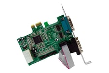 StarTech.com 2S1P Native PCI Express Parallel Serial Combo Card with 16550 UART - PCIe 2x Serial 1x Parallel RS232 Adapter Card (PEX2S5531P) - parallellt/seriellt kort - PCIe