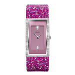 Seksy 2995 Rocks Ladies Watch Pink Swarovski Crystal