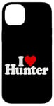 iPhone 14 Plus I LOVE HEART HUNTER NAME ON A TEE Case