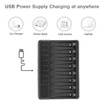 SEIVI PC Intelligent  USB Battery Charger for Ni-MH NiC-d AA AAA Charging