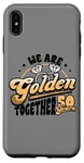 Coque pour iPhone XS Max 50e anniversaire de mariage Nous sommes en or ensemble