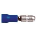 Urosliitin pyöreä sininen 4.0mm-100kpl