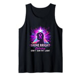 Bright Shine Epilepsy Can't Dim My Light Kid Awareness Month Tank Top