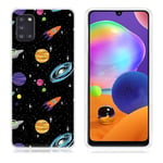 Samsung Deco Galaxy A31 kuoret - Planeetta Monivärinen