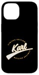 Coque pour iPhone 14 Funny Personalized First Name Design for Karl