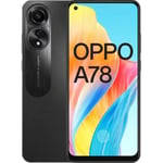 OPPO A78 (2023) Dual SIM Smartphone - 8GB+128GB - Mist Black 6.43  90Hz FHD+ AMOLED Display - Qualcomm Snapdragon 680 Processor - NFC - 67W SuperVOOC Fast Charging Compatible - 5000mAh Battery - 2 Year Warranty